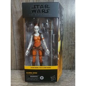 STAR WARS THE BLACK SERIES 6" AURRA SING FIGURE THE CLONE WARS HASBRO 2021 NIH!!